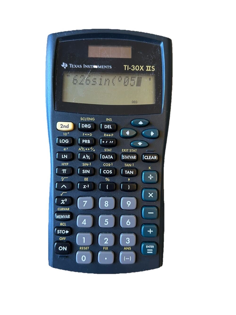 Texas Instruments TI-30X IIS Scientific Calculator Solar Powered w/ Cover